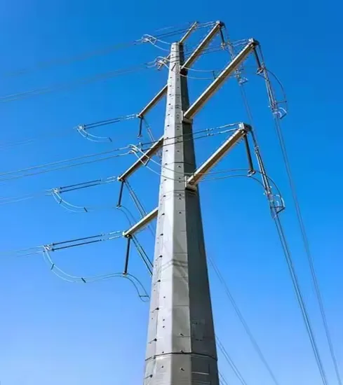 10kv 69kv Galvanized Steel Utility Pole 10m to 17m High Voltage Electric Power Transmission