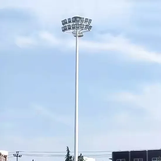 15m~45m Height Customized Solar LED High Mast Light with Lifting System