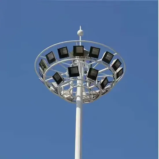 18m High Mast Flood Light Poles Lighting Tower for Plaza Parking Lot