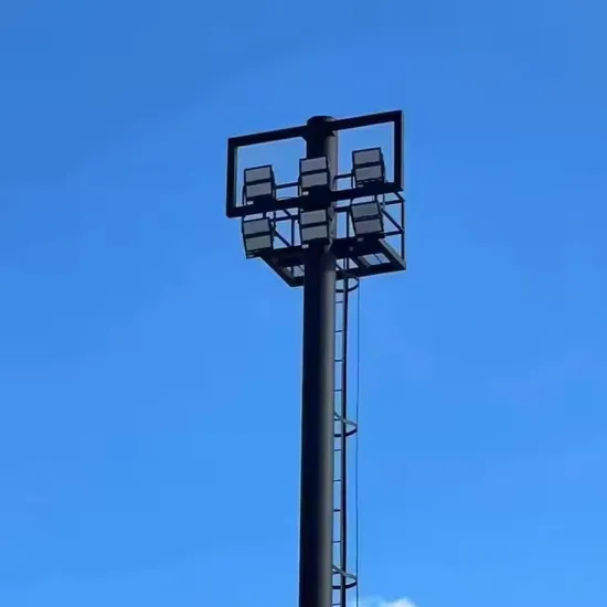 18m High Mast Flood Light Poles Lighting Tower for Plaza Parking Lot