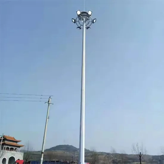 20m 25m 30m Factory Price Stadium Street Highway Flood Light High Quality High Mast Light Pole