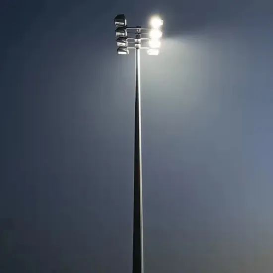 20m, 30m, 35m Galvanized High Mast Lighting Poles with LED Projection Lights for Stadiums, Airports, and Streets