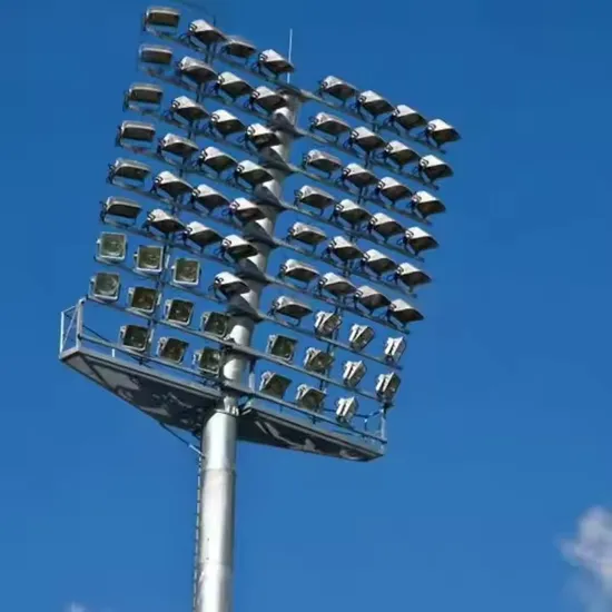 25 Meter High Pole Light Stadium High Mast Light Pole Hot Selling Galvanized High Mast Lighting Pole