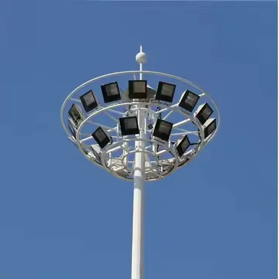 25 Meter High Pole Light Stadium High Mast Light Pole Hot Selling Galvanized High Mast Lighting Pole