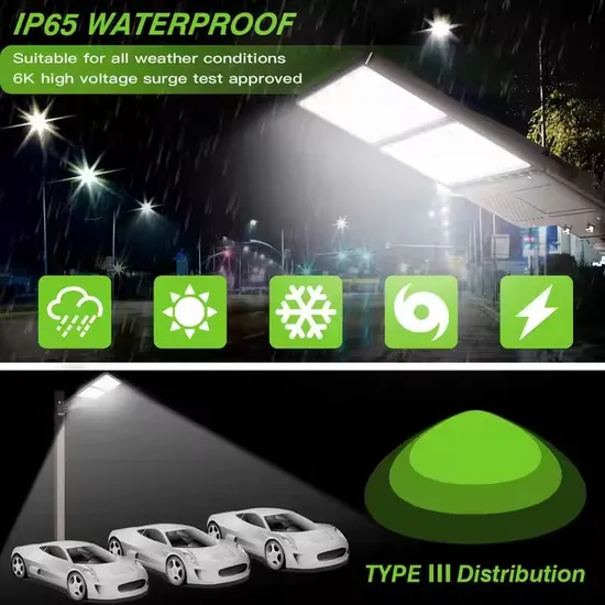 5 Years Warranty Shoebox Street Lighting Fixture LED Parking Lot Lights LED