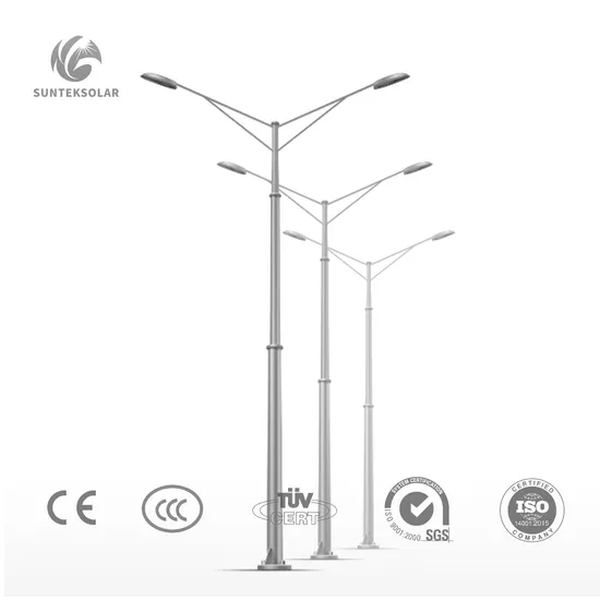 5m 6m 8m 9m 10m 12m Steel Galvanized Street Light Pole