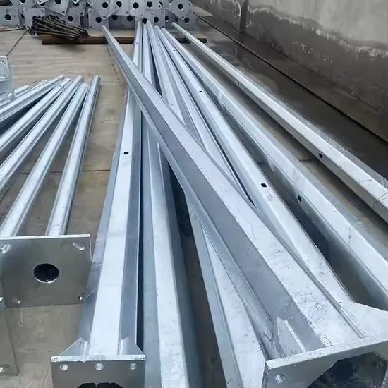 8m 10m Single Arm Metal Galvanized Steel Conical Street Lighting Galvanized Pole Post Price for Malaysia