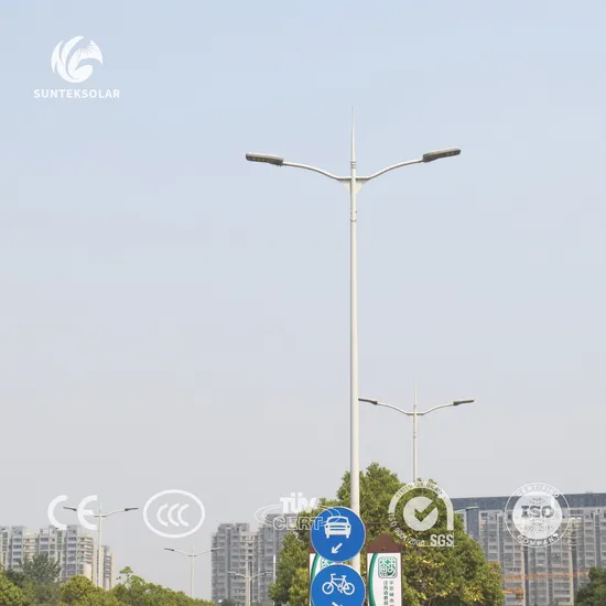 9m Galvanized Street Light Poles