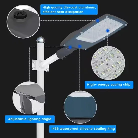 Aluminum Outdoor Road Street Light High Power IP66 LED Light AC 50W 75W 100W 150W 200W