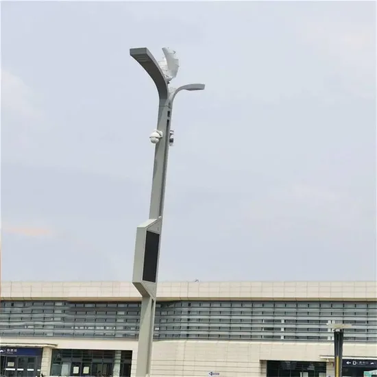 Cheap Price Outdoor Q235 Galvanized Steel Smart Street Light Pole Outdoor in Smart Cities