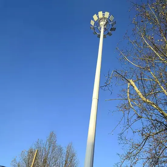 China Factory Customized Stadium Light Pole High Mast Light Pole