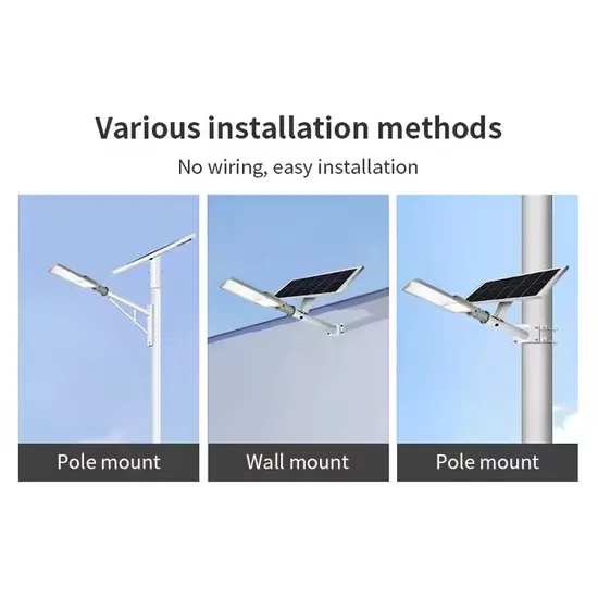 Commercial Newdesign IP65 Outdoor 30W 60W 100W Lampadaire Solaire LED Split Solar Street Light