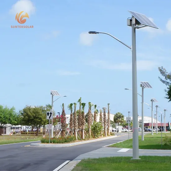 Cool White Energy-Saving Lamps Panel Pole Post Street Light