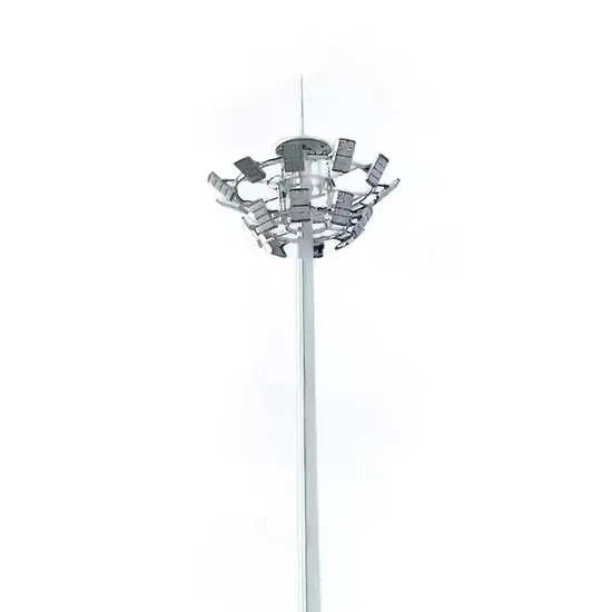 Customized 18m 20m 25m 30m 35m Galvanized Steel LED Street High Mast Lighting Pole