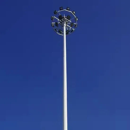 Customized High Mast Light Flood Lighting 15m 20m 25m 30m 35m 40m High Mast Lighting Tower for Football Stadium Airport Seaport