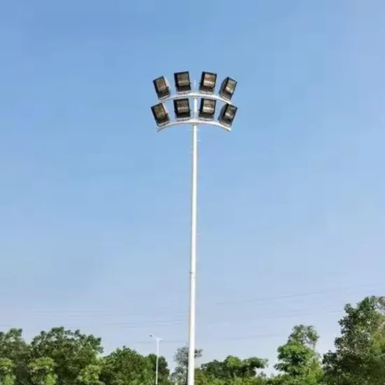 Customized Tennis Court Light Pole 12m15m 18m 20m High Mast Pole Flood Lighting Pole