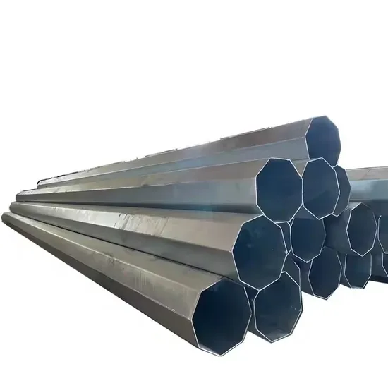 Electricity Steel Pole 25m 30m Galvanized Electric Power Pole