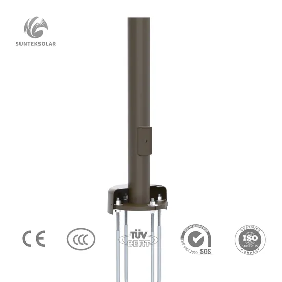 Factory 3m~25m TUV Approved Tapered Post Solar Street Light Lamp Pole