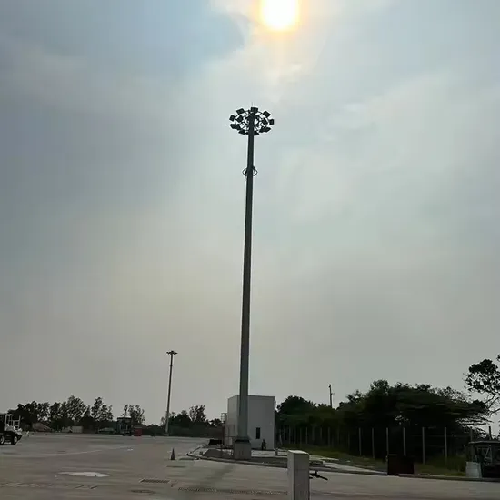 Factory Directly Manufacturer and Sale 15m 35m Height Station Lamp Stadium LED High Mast Light Pole Price