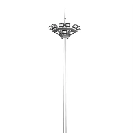 Factory Directly Sale 15m 35m Height Station Lamp Stadium LED High Mast Light Price High Mast Light Pole