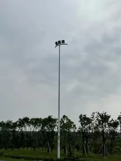 Football Stadium High Mast Lighting Hot DIP Galvanised 20m 25m 30m 35m 40m Easy Maitanance Ladder Type High Mast Pole Lighting