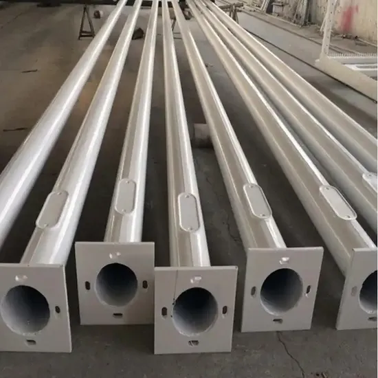 Galvanized Steel Round Street Light Poles Light Poles for Outside