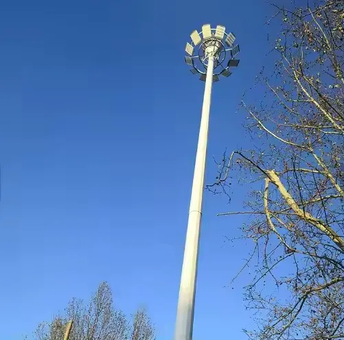 High Mast Light Pole Outdoor LED High Mast Light Pole Public Illumination for Football Stadium Airport Driveway Square