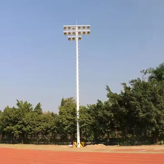 High Mast Light Pole Outdoor LED High Mast Light Pole Public Illumination for Football Stadium Airport Driveway Square