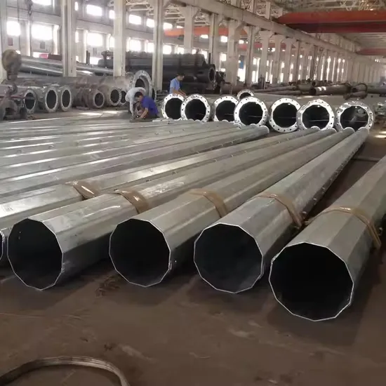 High Quality Electrical Steel Tubular Tower Pole for Electric Industry with Hot DIP Galvanized