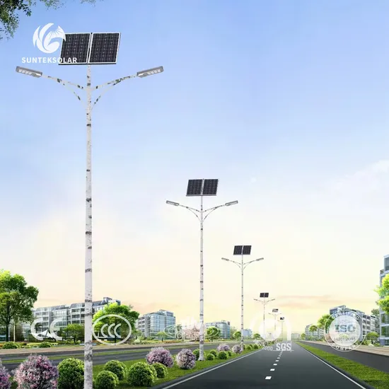 Highway LED Street Outdoor Lighting Lamp Post Solar Factory