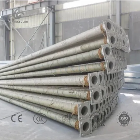 Hot Hip Galvanization 4m Lighting Pole Street Lamp Lighting Poles Post