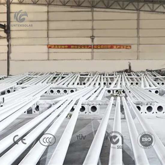 Hot Hip Galvanization Steel 8m Stainless Price Conical Street Light Pole