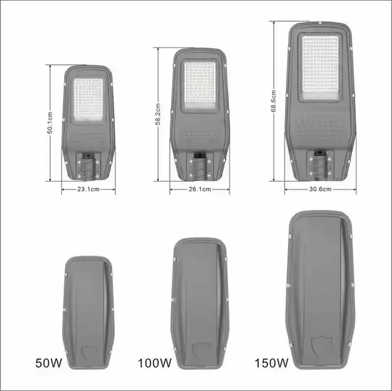 LED Solar Streets Lights Remote Control, Metal, Energy IP65 Lights