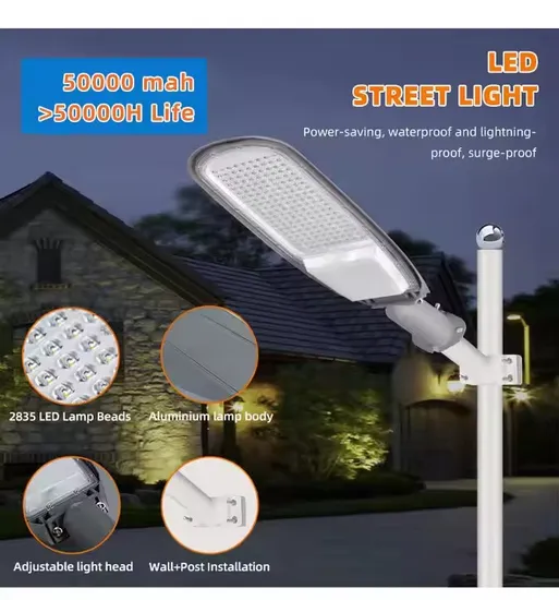 Modern Design Die Casting Aluminum IP65 Outdoor Lighting LED Street Light