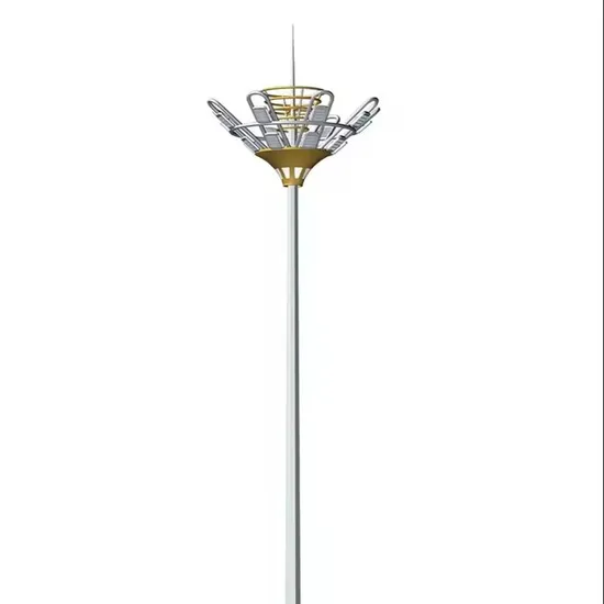 New Design Light Source 25 M High Pole Light Stadium High Mast Light Pole