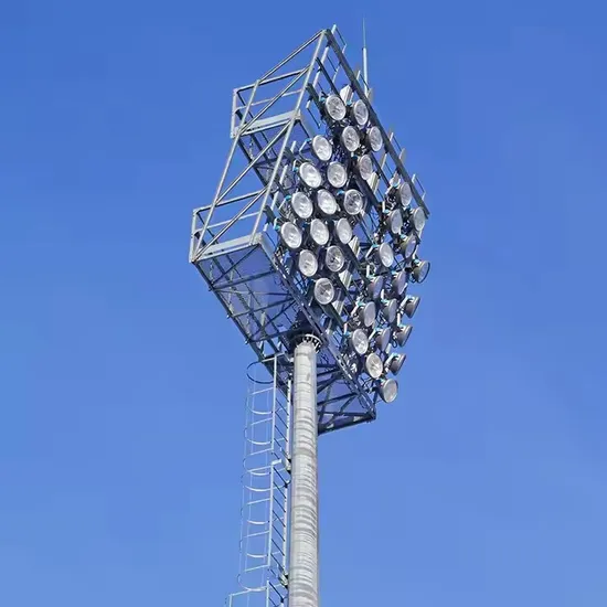 Suntek Different-Height Stadium Field Lighting Steel LED IP65 High Mast Pole Light Flood Lighting Pole