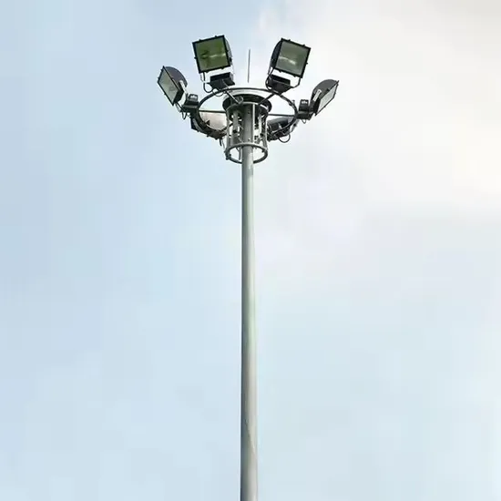 Suntek Polygonal 30m Flood Light Mast Pole - 30m