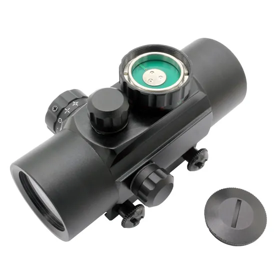 1X30 Red and Green Dot Sight Scope with 4 Changeable Reticle