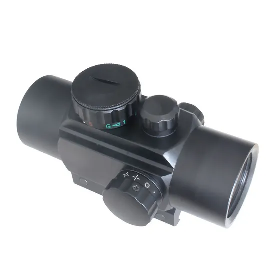 1X30 Red and Green Dot Sight Scope with 4 Changeable Reticle