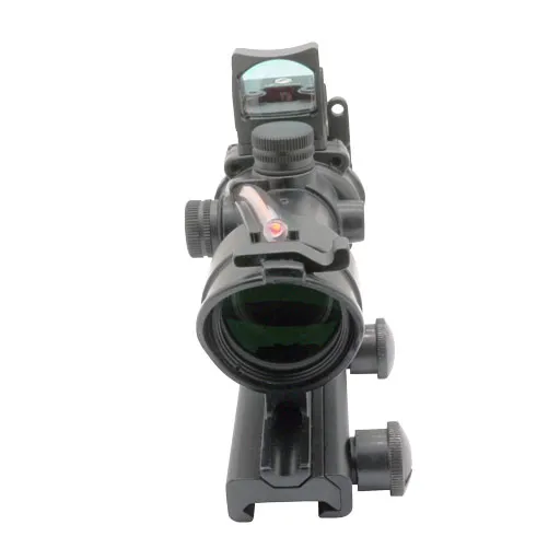 32X4 Fiber Optic Prism Reticle Riflescope Scope