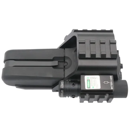 AA Battery Green Laser Sight Red Dot Riflescope Combo