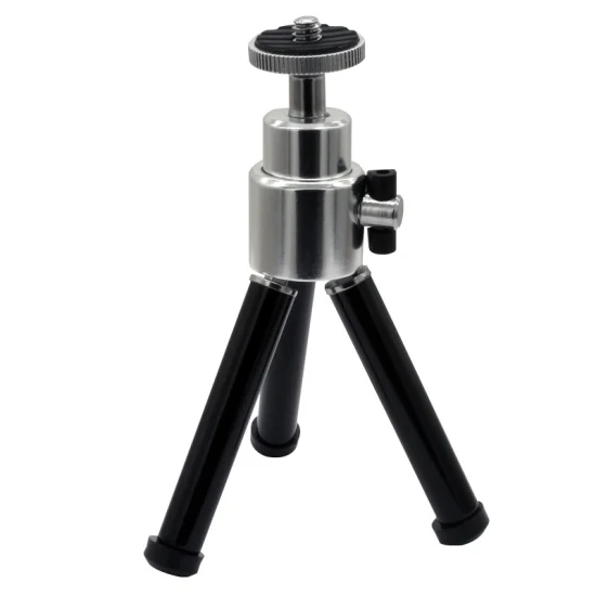 High Quality Mini Camera Stand 3 Fold Copper Table Tripods