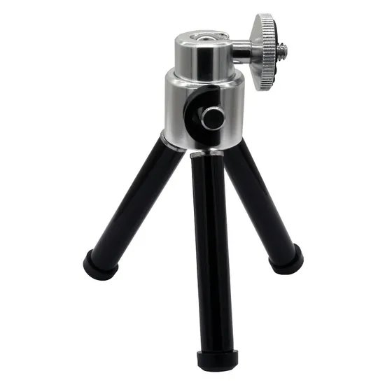 High Quality Mini Camera Stand 3 Fold Copper Table Tripods