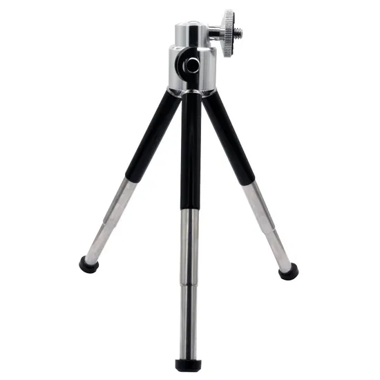 High Quality Mini Camera Stand 3 Fold Copper Table Tripods