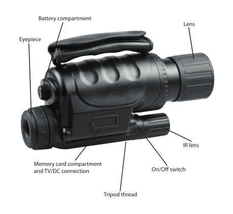 High Resolution Night Vision with Camera 6X65 Night Telescope