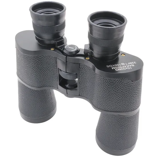 Hollow Hinge 10X Binoculars 10X50 Leatherette Covered Bak4 Binocular