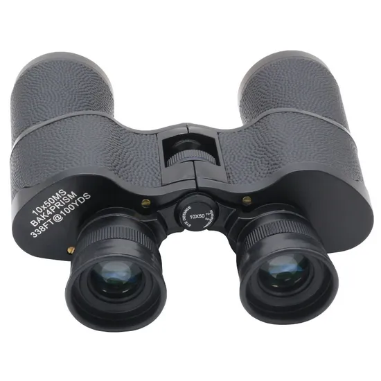 Hollow Hinge 10X Binoculars 10X50 Leatherette Covered Bak4 Binocular