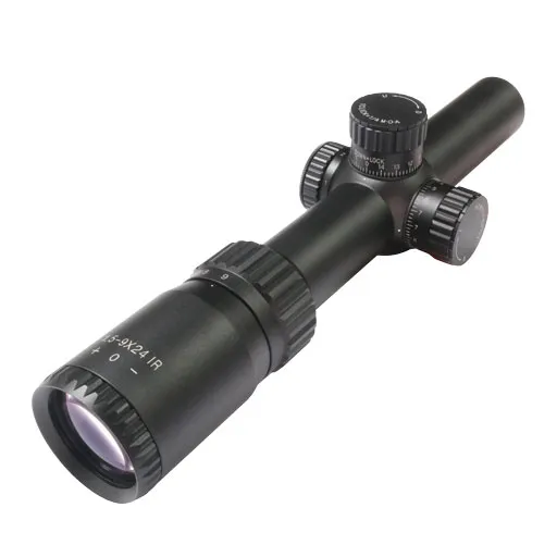 Lockable Turrets 1.5-9X24 Riflescopes Sniper Tactical Hunting