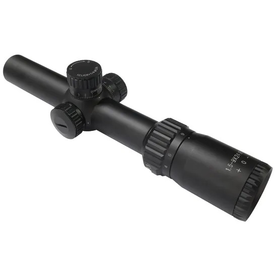 Lockable Turrets 1.5-9X24 Riflescopes Sniper Tactical Hunting