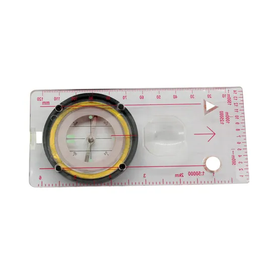 Map Ruler Directional Compass for Travel with Scale